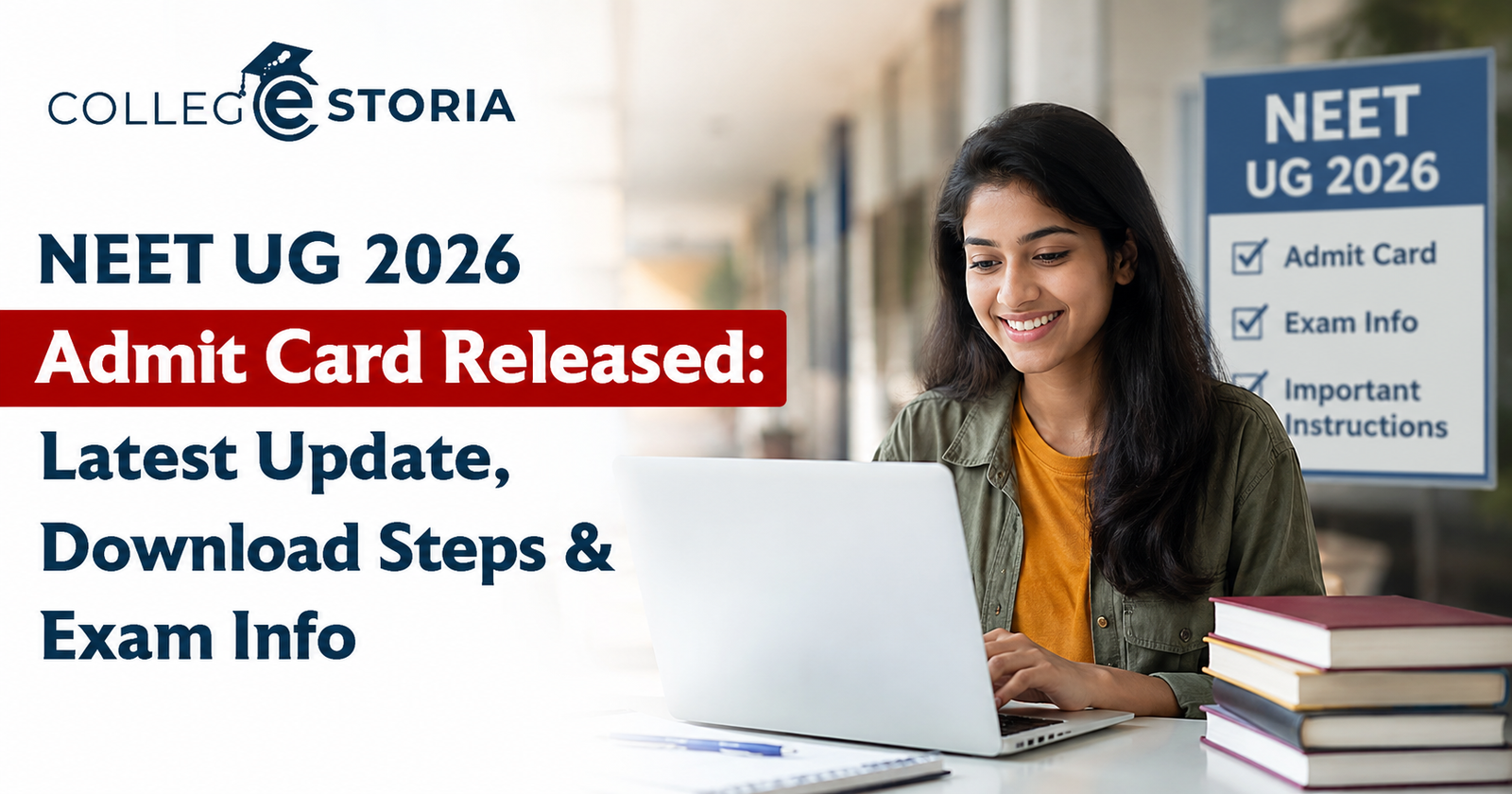 NEET UG 2026 Admit Card Released: Latest Update, Download Steps & Exam Info