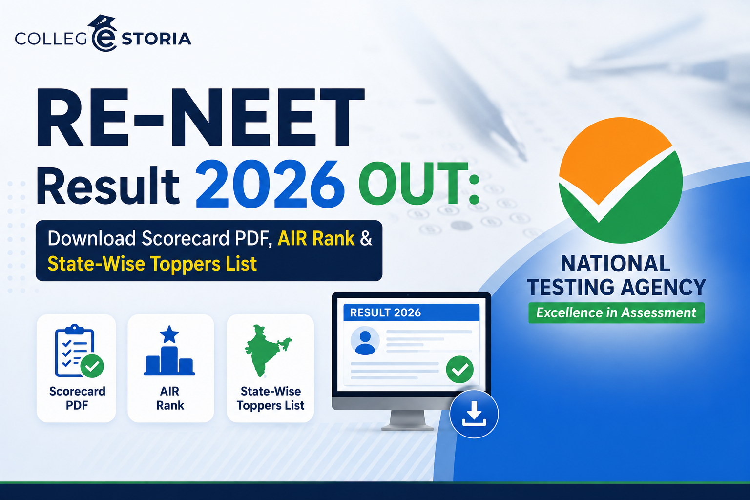 RE-NEET Result 2026 OUT