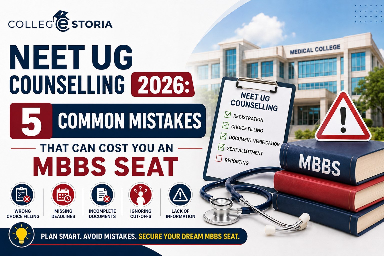 NEET UG Counselling 2026: 5 Common Mistakes