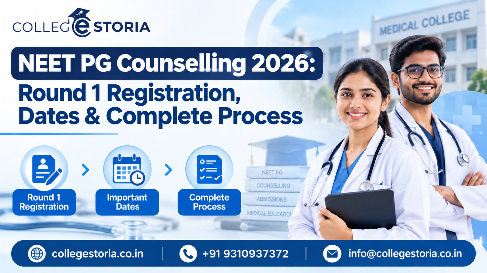 NEET PG Counselling 2026: Round 1 Registration, Dates & Complete Process